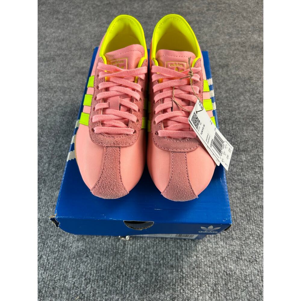 Adidas Tokyo W Pink Neon Green Gum Sneakers Women's Size 6 - Picture 10 of 12